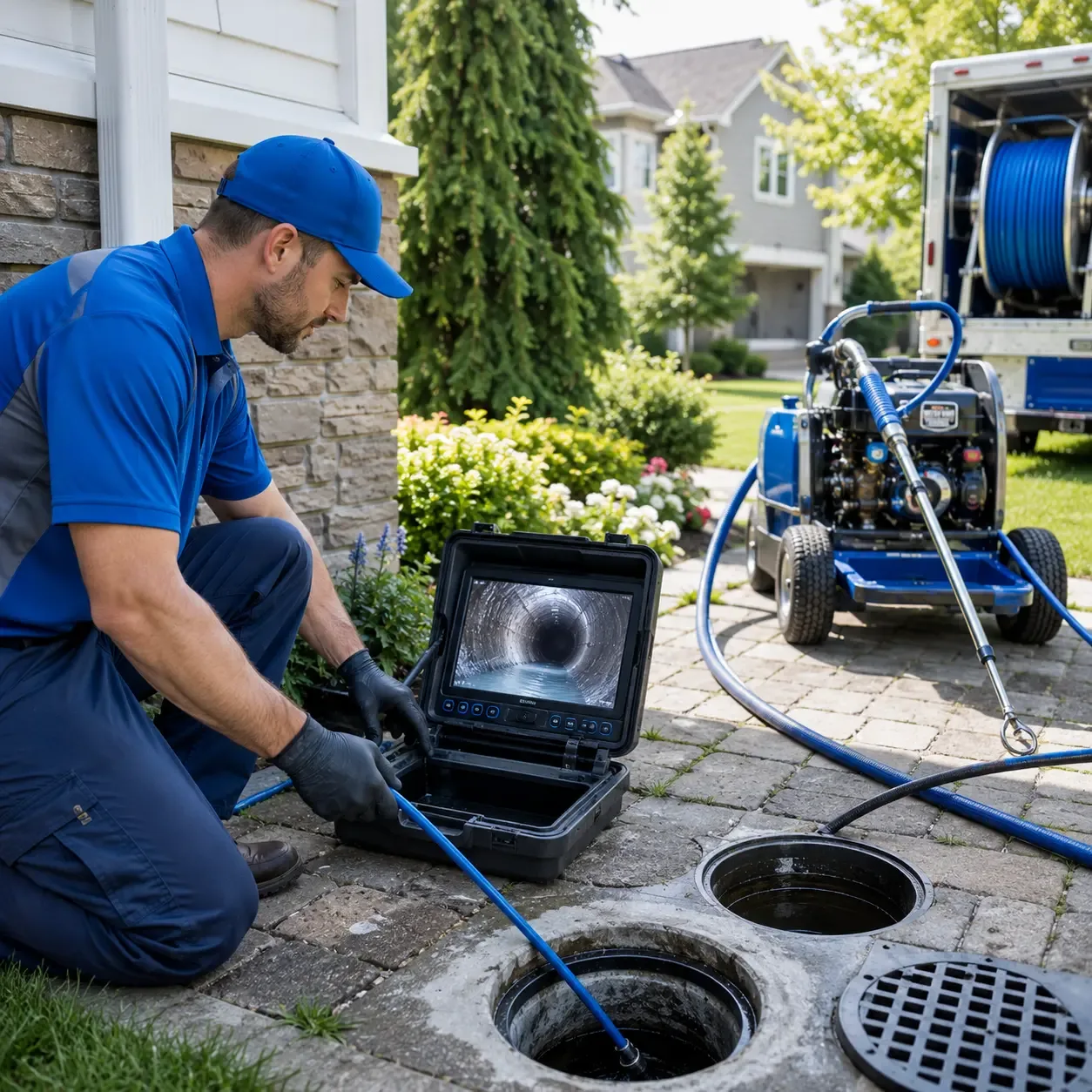 Outdoor drain cleaning professionals serving Rosebud, TX